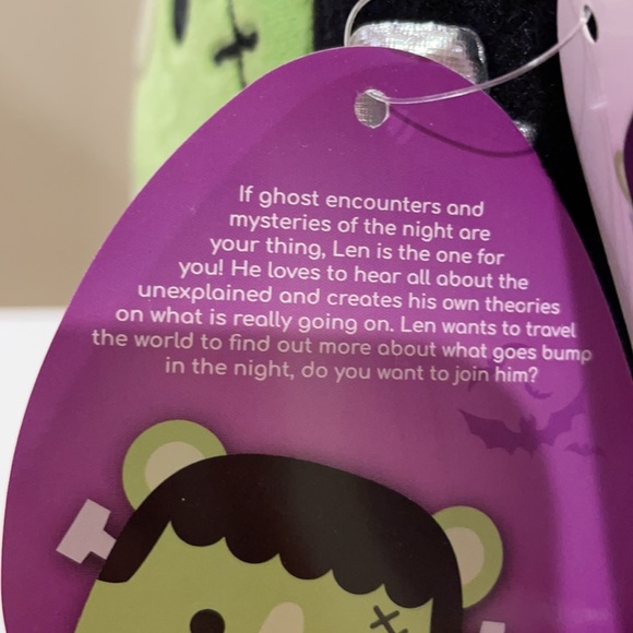 NWT 8” Len the Franken Bear Squishmallow - Picture 4 of 4